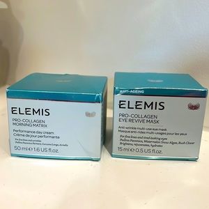 Elemis of London Pro-Collagen Morning Matrix & Eye Revive Mask NEW